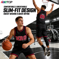 Maillot de basket-ball pour jeunes garçons, uniforme d'équipe doux et sûr pour les enfants, joueurs juniors, entraînement et matchs, polyester, séchage rapide