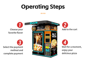 <span class=keywords><strong>Distributeur</strong></span> automatique de pizzas d'extérieur étanche avec écran tactile et plusieurs saveurs de pizzas - Product Image 4
