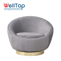 WELLTOP Nouveautés Accessoires de Meubles Quincaillerie Plaque Pivotante En Métal Rotation Complète À 360 ° Roulement Chaise Canapé Base Cadre