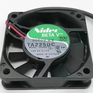 นิเด็ค ทา 225 ดีซี 60x60x25 มม. 12v พัดลมระบายความร้อน 2 สายสำหรับเคสคอมพิวเตอร์ - Product Image 2