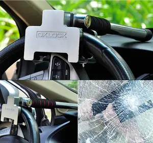 Zhenzhi anti-hırsızlık direksiyon kilidi alaşım araç araba oto direksiyon Anti hırsızlık güvenlik t-kilit