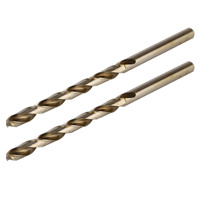 Foret hélicoïdal droit de type long DIN340 entièrement rectifié perceuse au cobalt pour le forage en acier inoxydable