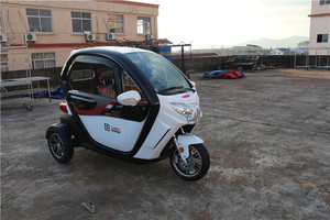 Triciclo eléctrico de <span class=keywords><strong>3</strong></span> ruedas para adultos, cerrado con 2 puertas para discapacitados - Product Image 4