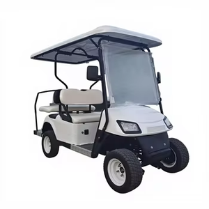 Voiturette de golf électrique 2+2 places pour terrains de golf et sites touristiques, construction robuste avec une longue autonomie de la batterie - Product Image 2