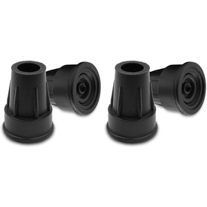 Puntali Antiscivolo per Bastoni da Passeggio 19 mm, 18 mm e 17 mm (x4 pz), Gommini Neri KMINA K10038 - Product Image 2