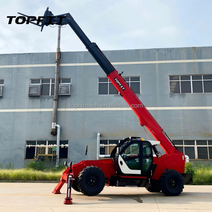 For 3 Stage Telescopic Arm Loader Yuchai 91KW Diesel Motor 4 Wheel Drive 3 Steering Options Front Wheel <b>Crab</b> 0.8m Bucket - Product Image 4