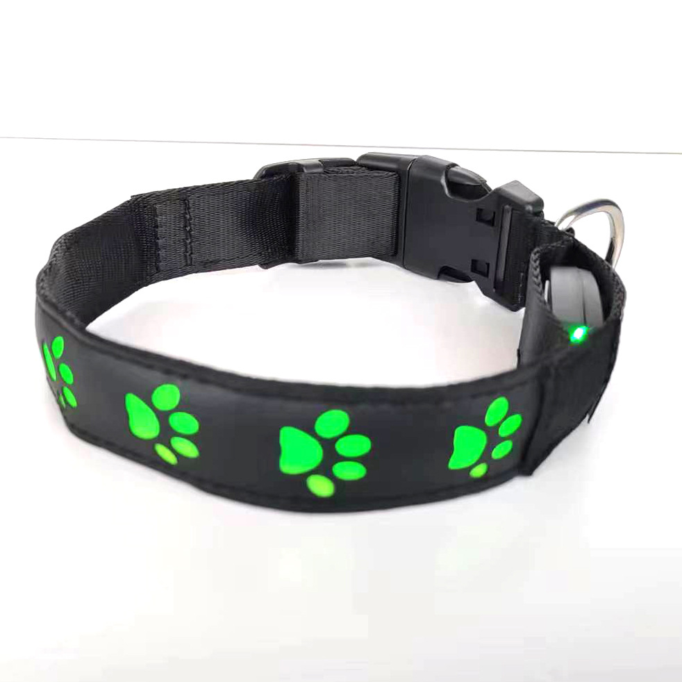 USB Charging Luminous Dog Collar - Meila Pet Products WY-056 | Wholesale Supplier