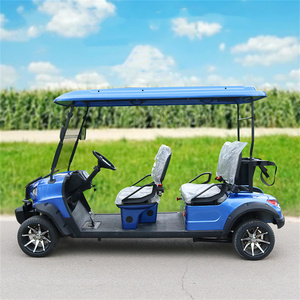 Voiturette de golf électrique à 4 roues Fourstar avec parapluie et <span class=keywords><strong>remorque</strong></span>, 5-6 places, 500 kg, 30-50 km/h - Product Image 6