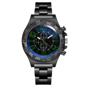 Y436 Nuove Idee Prodotto 2026 Orologio da Uomo di Lusso con Calendario Stile Retrò Nero Rotondo Luminoso al Quarzo - Product Image 4