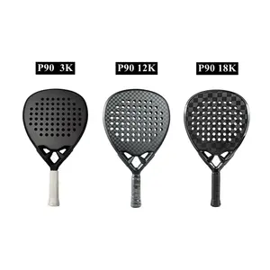 Ama Sport Top Gerangschikt Kwaliteit Professionele China Factory Direct Custom Merk Carbon Padel Racket Tennis Paddle Racket