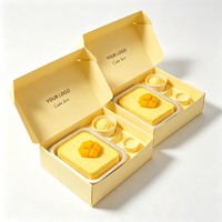 Boîte en papier personnalisée pour pâtisseries et donuts, encre de soja, haute qualité, vente en gros, emballage à emporter pour desserts, boîte à pain et gâteaux, offre spéciale