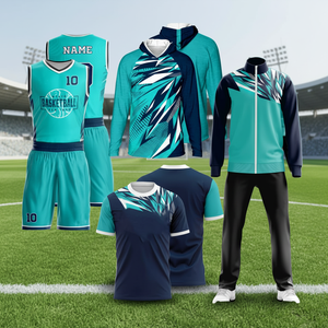 Uniformes de Baloncesto y Fútbol Personalizables para Adultos y Jóvenes, Transpirables, de Secado Rápido, con Logotipo y Nombre del Equipo Personalizados - Product Image 1