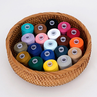 Ensemble de 20 fils à coudre de 1000 yards/bobine en polyester résistant, anti-casse, pour machine à coudre domestique, couture à la main, fournitures de bricolage