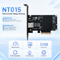 Tarjeta de red Ethernet PCIe 3,0 X4 10G, adaptador AQC113C RJ45, NIC de 10Gbps para servidor de escritorio, estación de trabajo, perfil bajo