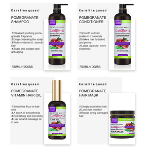 Champú y Acondicionador para el Cabello con Colágeno, Vitamina D y Granada Roja, Control de Grasa y Prevención de la Caspa - Product Image 3