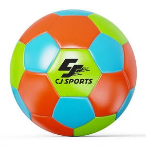 Wholesale Custom Logo Glossy PVC Soccer <b>Ball</b> Machine Stitched Football <b>Ball</b> for Recreation Casual Play Made in Vietnam Factory - Product Image 1
