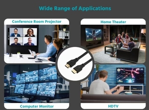 Bán Buôn Siêu Tốc Độ Cao 1M 2M 3M 5M Chứng Nhận 8K HDMI 2.1 Cáp Hỗ Trợ 8K @ 60Hz 4K @ 120Hz Năng Động HDR - Product Image 5