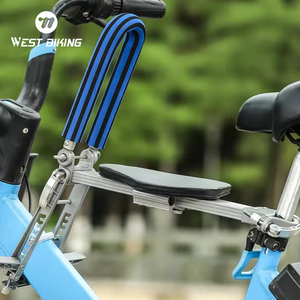 WEST BIKING-sillín delantero de bicicleta eléctrica para niños, <span class=keywords><strong>silla</strong></span> de seguridad para bebé desmontable, <span class=keywords><strong>silla</strong></span> de aleación de liberación rápida, asiento de seguridad para niños - Product Image 1