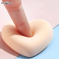 Éponges de maquillage douces Beauty Planet, épaisses, humides/sèches, non en latex, base en coton, coussin d'air en forme de cœur, éponge cosmétique