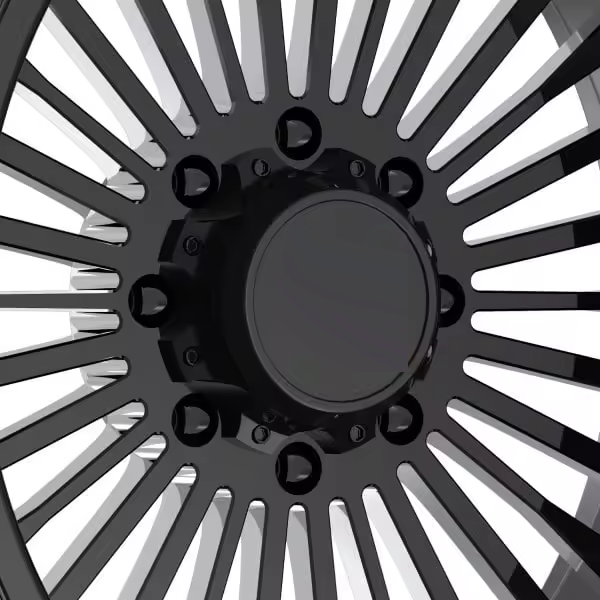 24x14 forged wheels 8x170 gloss black