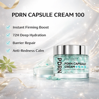Krim Wajah PDRN Capsule 100.000ppm Terbaru, Krim Pelembap Perbaikan Kulit Korea, Label Pribadi, Krim Kapsul DNA Salmon PDRN