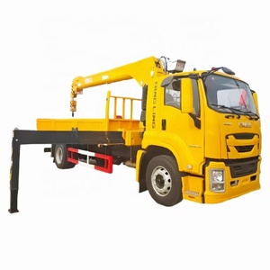 Grúa Telescópica <span class=keywords><strong>con</strong></span> Control Remoto de 8, 10, 12 y 14 Toneladas, Fabricada en China, <span class=keywords><strong>con</strong></span> Capacidad de Autocarga - Product Image 1