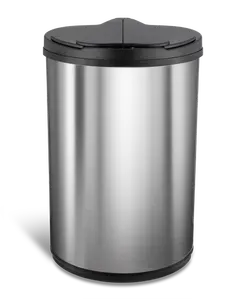 Lixeira de lixo de 47l em aço inoxidável, melhor lata de lixo para casa inteligente, dusty bin, deslizamento aberto, venda quente