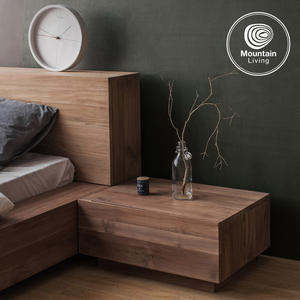 Imported Teak Solid Wood <b>Bedside</b> Table <b>Storage</b> Cabinet Bedroom Minimalist Modern Home Furniture Chongqing Origin Model YJ - Product Image 4