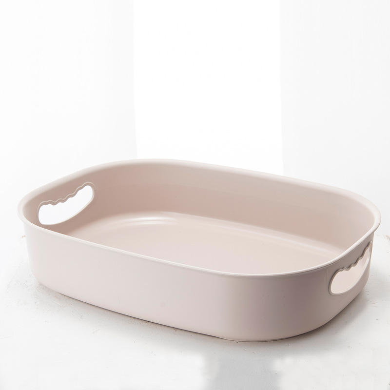 8L light brown storage box without lid