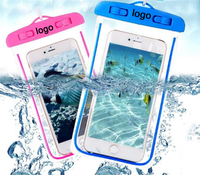 Premium PVC Universal olahraga bercahaya tahan air antigores & tahan guncangan casing ponsel & tas ponsel untuk semua ponsel