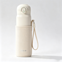 Échantillon Gratuit - Tasse Thermos Isotherme Classique en Acier Inoxydable 304 à Double Paroi avec Couvercle Twist Mat, Scellée Sous Vide pour la Maison et les Voyages