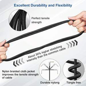 Gümrükleme 3m 10FT 1/4 inç TS gitar enstrüman kablosu düz dik açı 6.35mm Stereo ses kablosu elektrik gitar için - Product Image 6