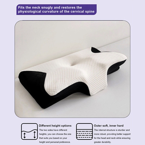 Almohada Cervical de Espuma Viscoelástica con Altura Ajustable, Marca Privada, 100% Poliéster, Diseño Ergonómico Suave, Recargable por USB, Ortopédica para el Hogar - Product Image 4