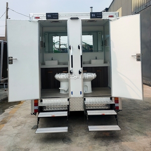 ห้องน้ำเคลื่อนที่แบบตู้คอนเทนเนอร์พร้อมฝักบัวอาบน้ำสำหรับใช้งานกลางแจ้งในสวนสาธารณะ ปี 2025 ผลิตจากเหล็ก - Product Image 2