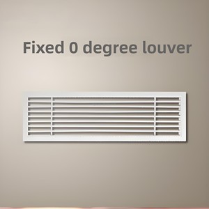 Cao cấp hợp kim nhôm đơn lớp louvers 0 ° louver Outlet trở lại lưới tản nhiệt không khí với lưới cho HVAC. - Product Image 6