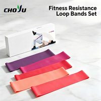 Bandas Elásticas de Resistencia de Látex Duraderas con Logotipo Personalizado al por Mayor, Set de Inicio para Yoga, Ejercicios de Estiramiento, Glúteos, Piernas y Fisioterapia