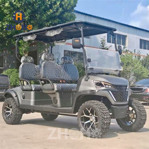 Carrito de golf todoterreno de <span class=keywords><strong>4</strong></span> plazas personalizado de lujo para el transporte familiar de niños - Product Image 2