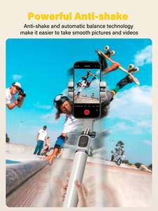 AOCHUAN Smart M2 PRO อุปกรณ์กันสั่นแบบติดตามอัตโนมัติ ขยายได้ 160 ซม. ชาร์จผ่านพอร์ต Type-C สำหรับการถ่ายเซลฟี่ในครอบครัวและการเดินทาง [อุปกรณ์อเนกประสงค์] - Product Image 2