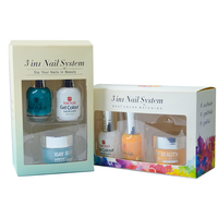 Vernis à ongles 3-en-1 acrylique et gel, poudre de trempage assortie au vernis gel pour salons de manucure - Meilleures ventes