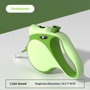 Colorful Dog Leash LED <b>Lighting</b> 3m 5m Auto-Extendable Retractable ABS For Outdoor Walking Dogs - Product Image 1