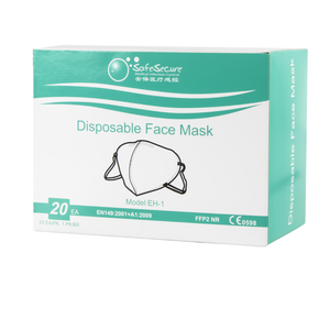 SafeSecure KN95 Particulate Respirator EN149 and EN14683 Standard Certification Medical Disposable Surgical Face Mask Supplier