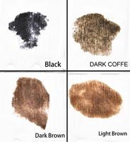 4-6 Weeks NoLabel Sample Eyebrow Tint Dye Supplies Black/ Dark Brown/ Dark Coffee/ Light Brown 5ML Private Label Brow Color Tint