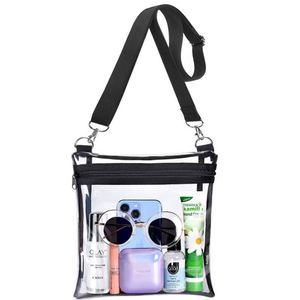 Sac bandoulière transparent en PVC pour concerts et événements sportifs – Sac fourre-tout promotionnel transfrontalier - Product Image 4