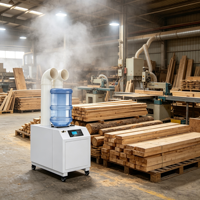 Humidificateur ultrasonique industriel 21 kg/h, équipement d'humidification d'air commercial