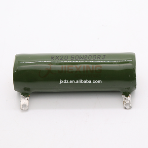50 Wát cố định wirewound điện trở gốm điện trở Màu Xanh Lá Cây điện trở 50 watts 200 ohms 50w200rj rx20 200R - Product Image 1