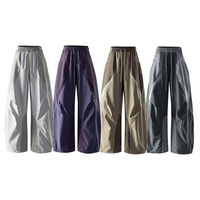 Pantalon de randonnée unisexe, séchage rapide, respirant, polyester/nylon, décontracté, ample, imprimé, couleur contrastée, réfléchissant, imperméable
