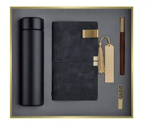 2022 New Trend bottle+notebook+U driver+pen+bookmark gift set notebooks christmas gifts 2020 ideas set christmas gift box set