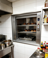 200kg Speiseaufzug mit Wärmefunktion zur Temperaturerhaltung, Hebevorrichtung für Cafeterias