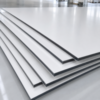 Panneau sandwich en aluminium sur mesure pour montage mural, durable, haute résistance, résistant aux intempéries, ACM pour panneau d'avertissement