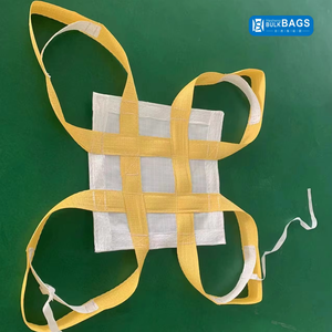Hesheng buon prezzo 1 Ton 2 Ton plastica PP tessuto fibra di sollevamento Sling personalizzato Soft Pallet - Product Image 2
